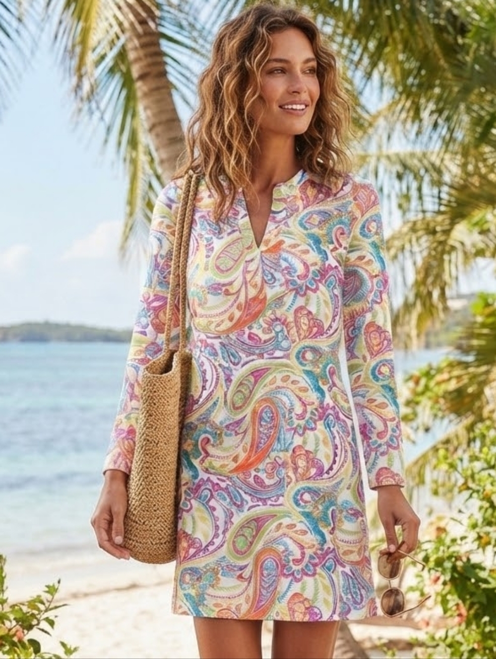IBKUL Paisley Dress Small